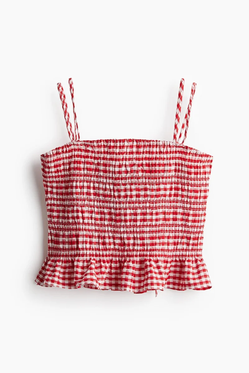 H&M Smocked strappy top