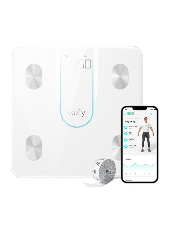 eufy Digital  Smart Scale P2  With Wi-Fi And Bluetooth White - Image 1