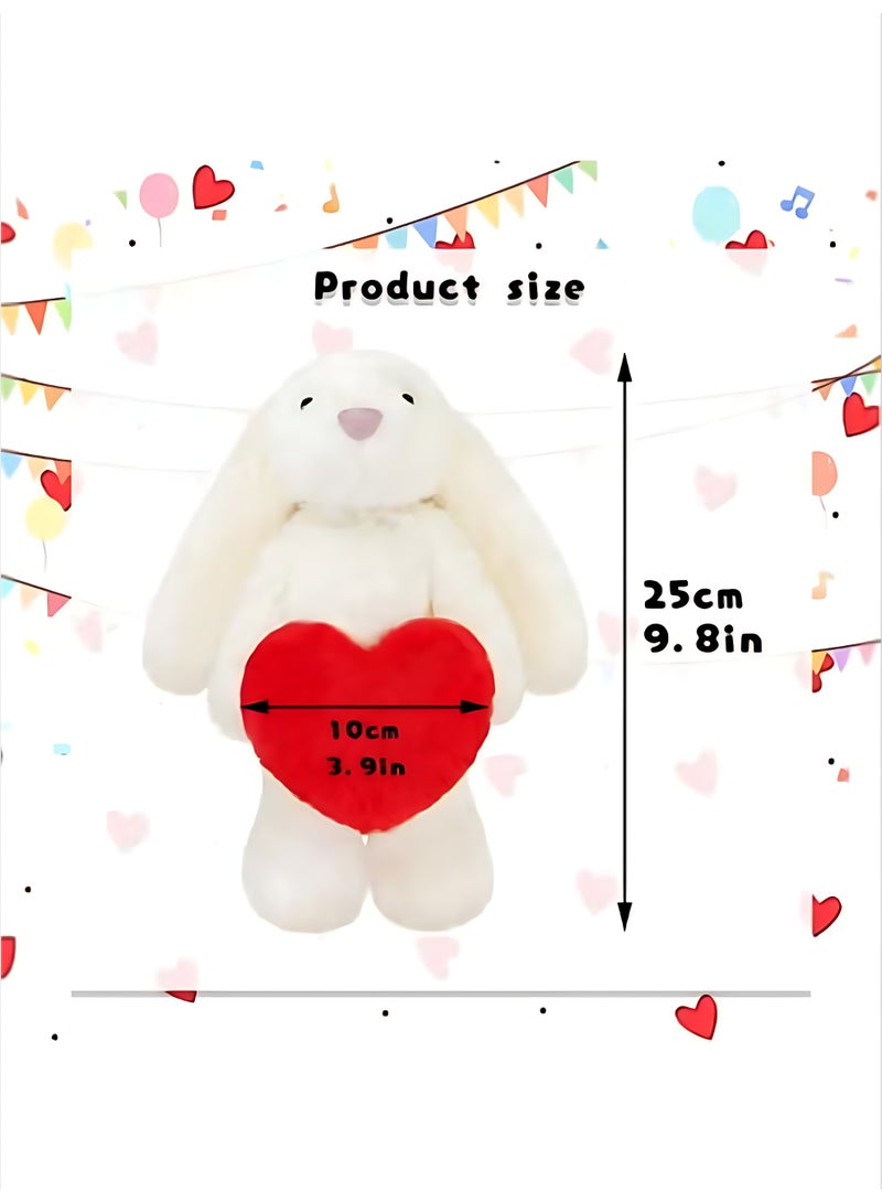 جيليكات جليكات, أرنب كريم خجول, حيوان محشو, 25 سم, لعبة محشوة كلاسيكية, ناعم ولطيف, هدية مثالية للأطفال, عبوة واحدة - Image 5