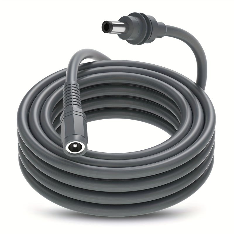 Starlink Mini Power Extension Cable 18 AWG Male to Female 10M 32FT Compatible with 20V 65W Plus PD Power Supply Grey - Image 1