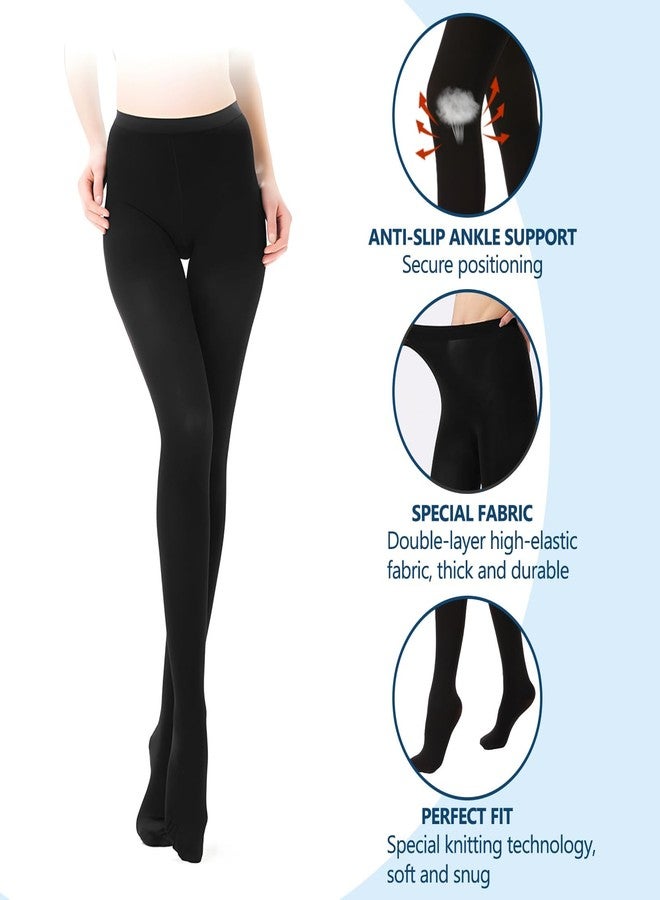 SEJGGKQ Medical Compression Pantyhose for Women Men,20-30 MmHg Graduated Support Stockings Opaque Closed,Toe Hose High Waist Tights,Leggings,for Varicose Veins,Medias,Lipedema,Maternity - Image 2