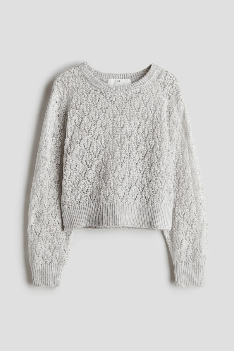 H&M Pointelle-knit jumper