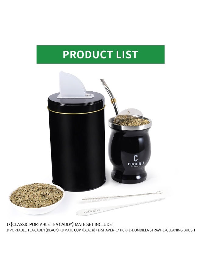 كوبرو طقم أكواب يربا ماتي مع وعاء قشة بومبيلا - Image 4