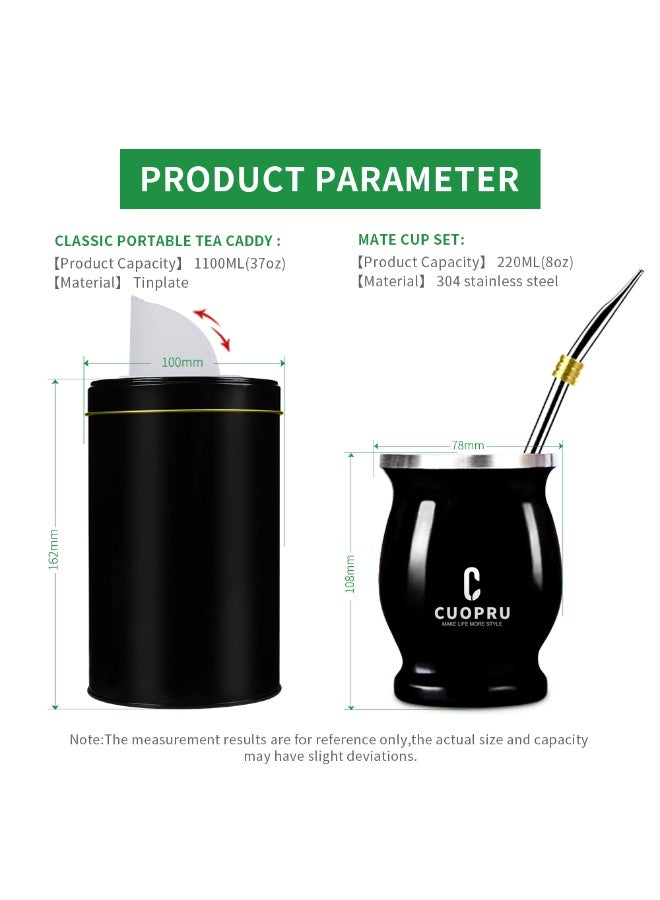 كوبرو طقم أكواب يربا ماتي مع وعاء قشة بومبيلا - Image 3