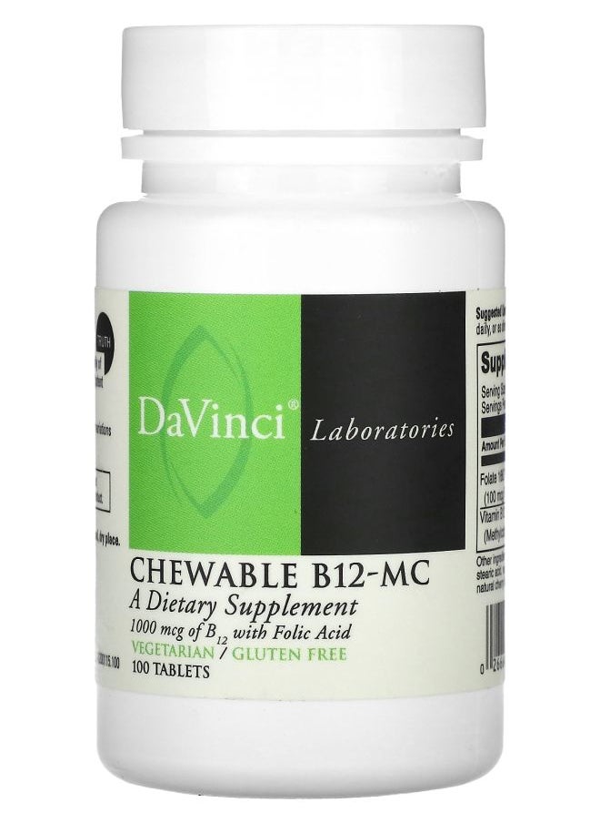 DaVinci Laboratories of Vermont - Chewable B12-MC 100 Tablets - Image 1