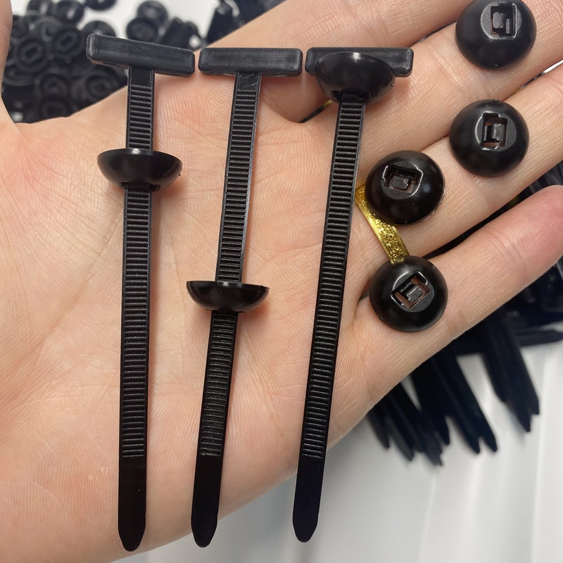 Upgraded Version Black Self-Locking Nylon Cable Ties High-Strength UV-Resistant Fasteners Automotive Home Outdoor Organizing - Image 1