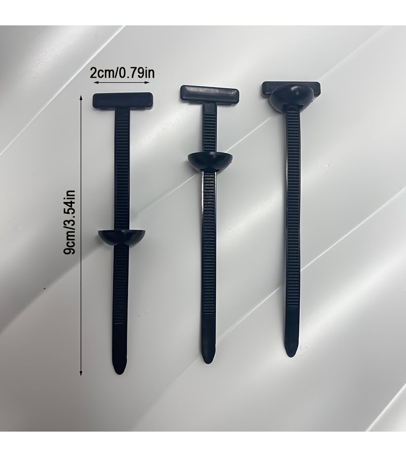 Upgraded Version Black Self-Locking Nylon Cable Ties High-Strength UV-Resistant Fasteners Automotive Home Outdoor Organizing - Image 4
