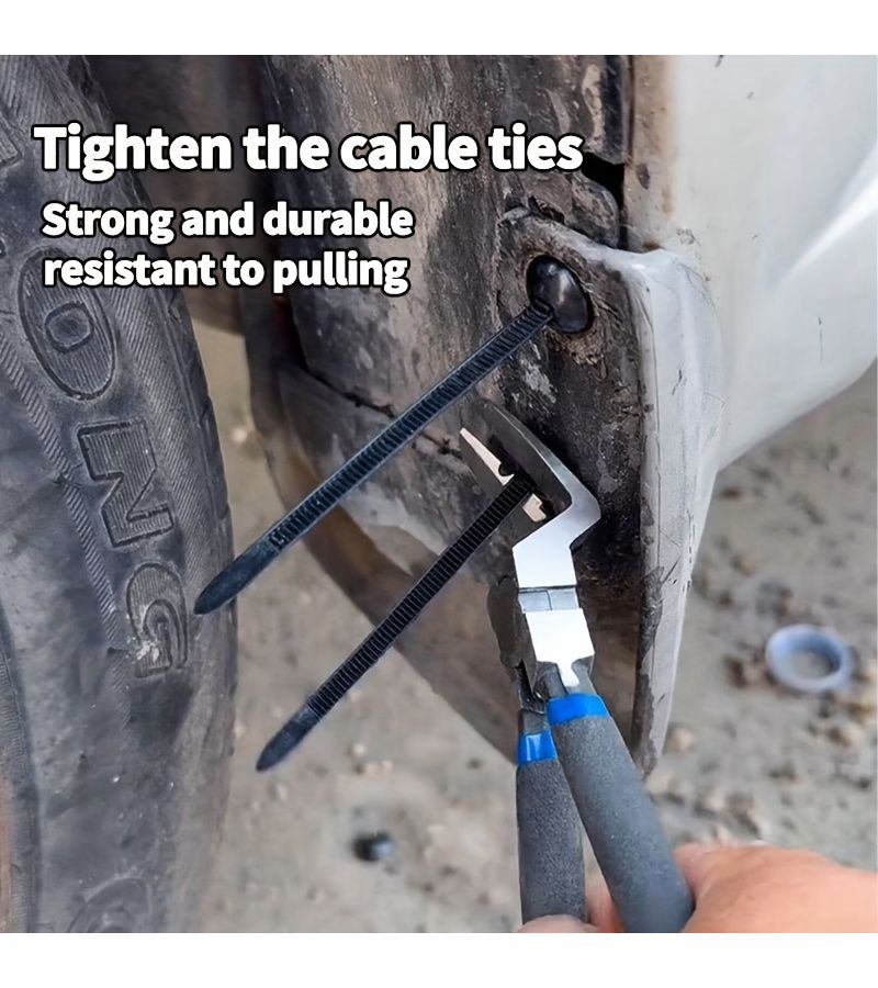 Upgraded Version Black Self-Locking Nylon Cable Ties High-Strength UV-Resistant Fasteners Automotive Home Outdoor Organizing - Image 3