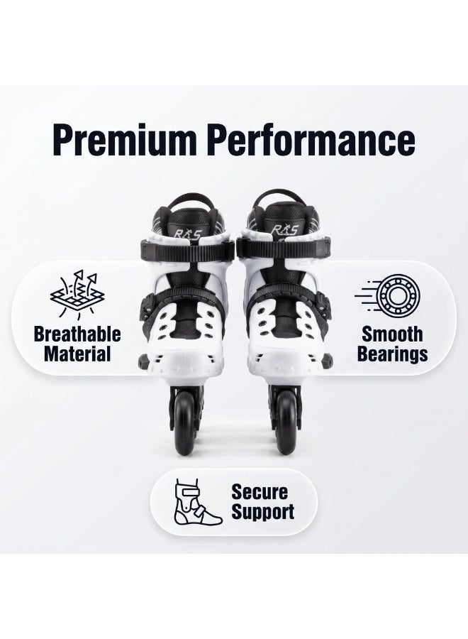 RS Inline Skates Professional Roller Skate Shoes with Adjustable Size for Teens Adults - Image 2