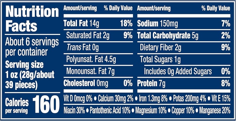 Planters Sea Salt & Vinegar Peanuts - 6 oz Canister - Image 5