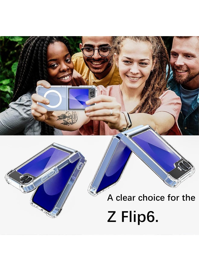 MagSafe Clear Case Compatible with Samsung Galaxy Z Flip 6 - Image 4