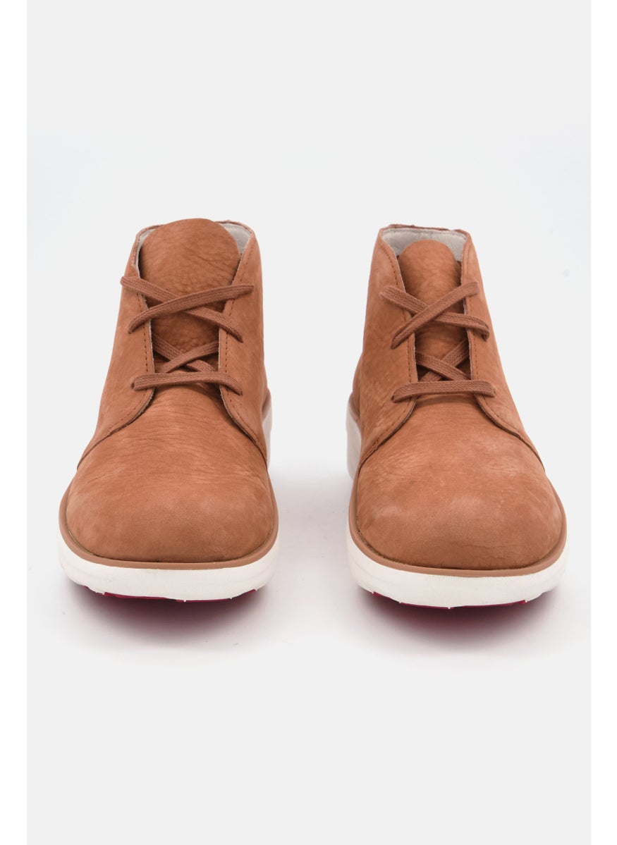 FitFlop Women Loaff Lace Up Ankle Boot, Tan  - Image 3