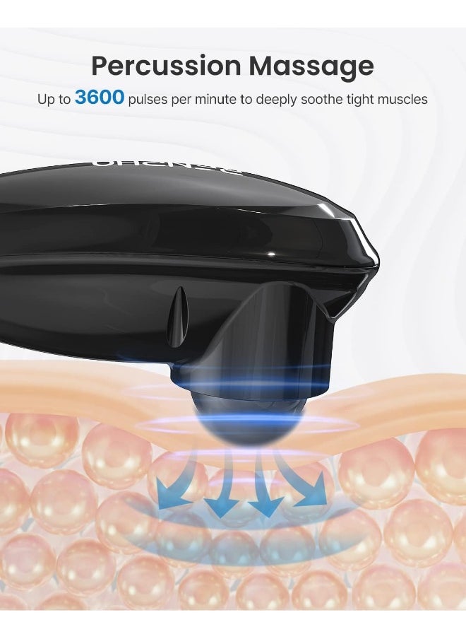 RENPHO Rechargeable Hand Held Deep Tissue Massager For Muscles, Back, Fsa Hsa Eligible Cordless Electric Percussion Body Massage For Foot, Neck, Shoulder, Leg, Calf Gifts For Men  - Image 2