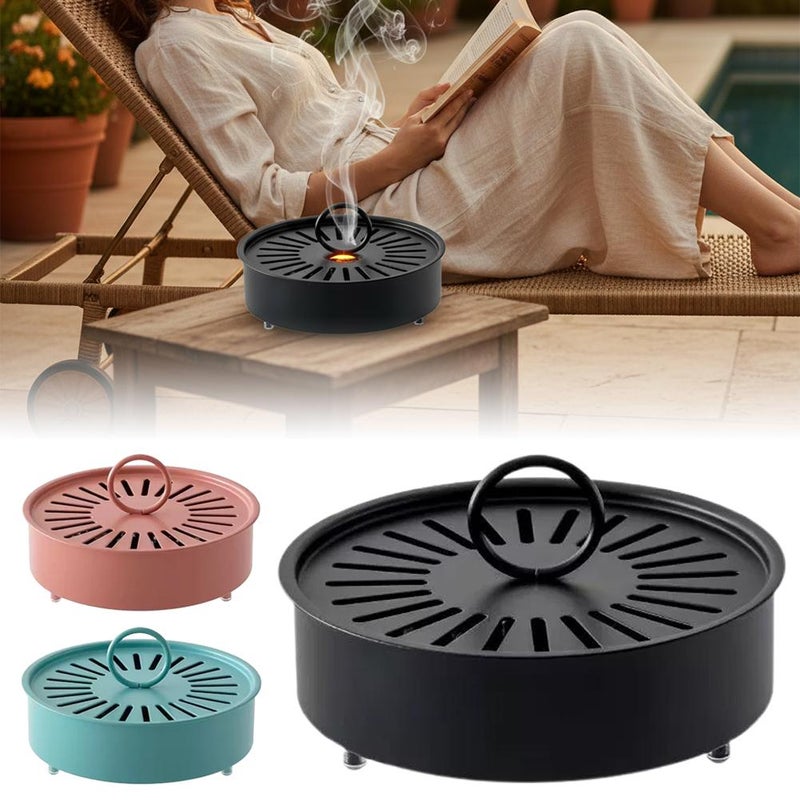Mosquito coil holder, fireproof and scalding mosquito coil box, plastic mosquito coil stand, outdoor camping mosquito coil tray - Image 5