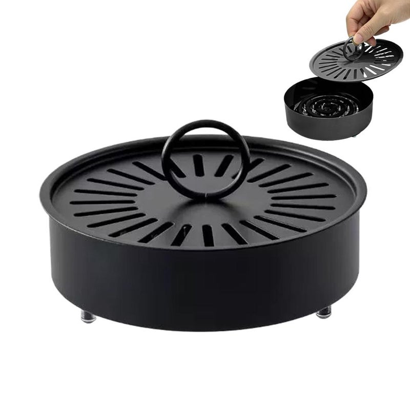 Mosquito coil holder, fireproof and scalding mosquito coil box, plastic mosquito coil stand, outdoor camping mosquito coil tray - Image 2