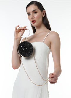 Haute Sauce The Discotheque Clutch Bag - Onyx Black  - Image 2