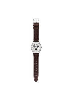 Swatch Leather Chronograph  Watch YVS432  - Image 1