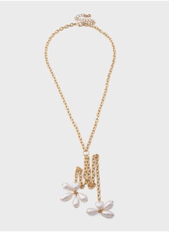 ELLA Floral Lariat Necklace  - Image 1