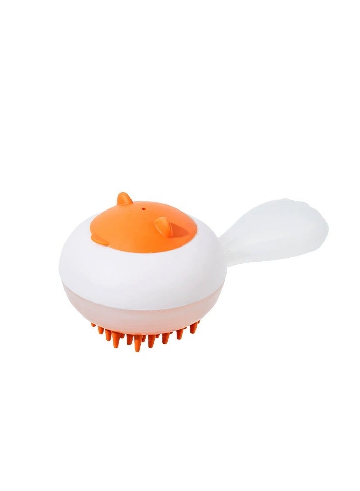 Goolsky Multifunctional Pet Bath Brush with Shampoo Dispenser – Soft Silicone Grooming Tool for Dogs & Cats | Wet & Dry Use | Massage & Hair Removal - Image 1
