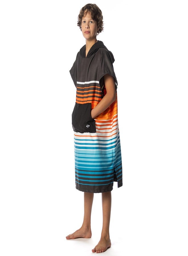 Flow Swim Gear Flow Changing Poncho for Kids - Microfiber Hooded Swim Towel Poncho for Boys & Girls, Perfect for Beach, Pool, or Swim - Quick Dry, Absorbent, Light Weight, and Easy to Pack (Sunset Drift, Small) - Image 5