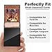 Fabmaker Black Card Sleeve 200 Pack Compatible with Yugioh Card Sleeve Japanese Small Card Sleeves 62x89mm Back Textured Perfect Shuffling Protect Your Japanese Sized Trading Cards Photocard Never Tear - Image 2