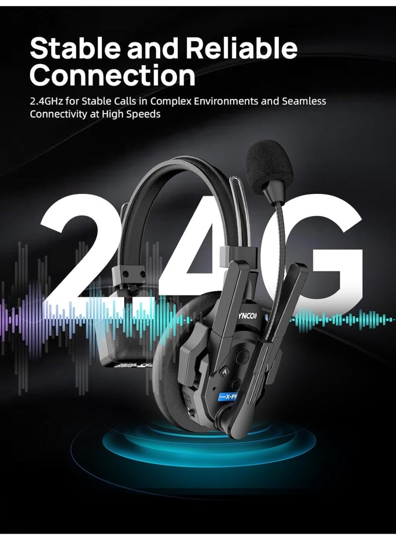 SYNCO XTALK XPRO13 Wireless Intercom Headset System 2.4GHz Full Duplex 500m Range 24H Battery Noise Reduction 13-Person Team Communication Professional Film TV Live Event - Image 5