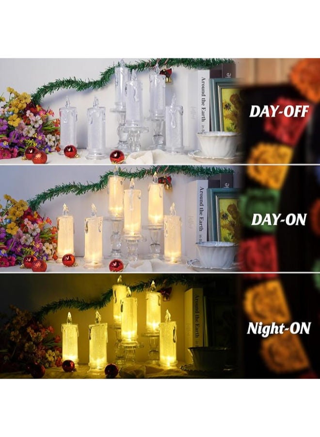 4 pieces - LED Candles (D:2.5" x H:7"),Flameless - Image 3