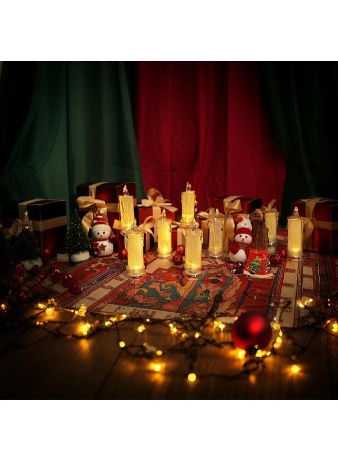 4 pieces - LED Candles (D:2.5" x H:7"),Flameless - Image 4