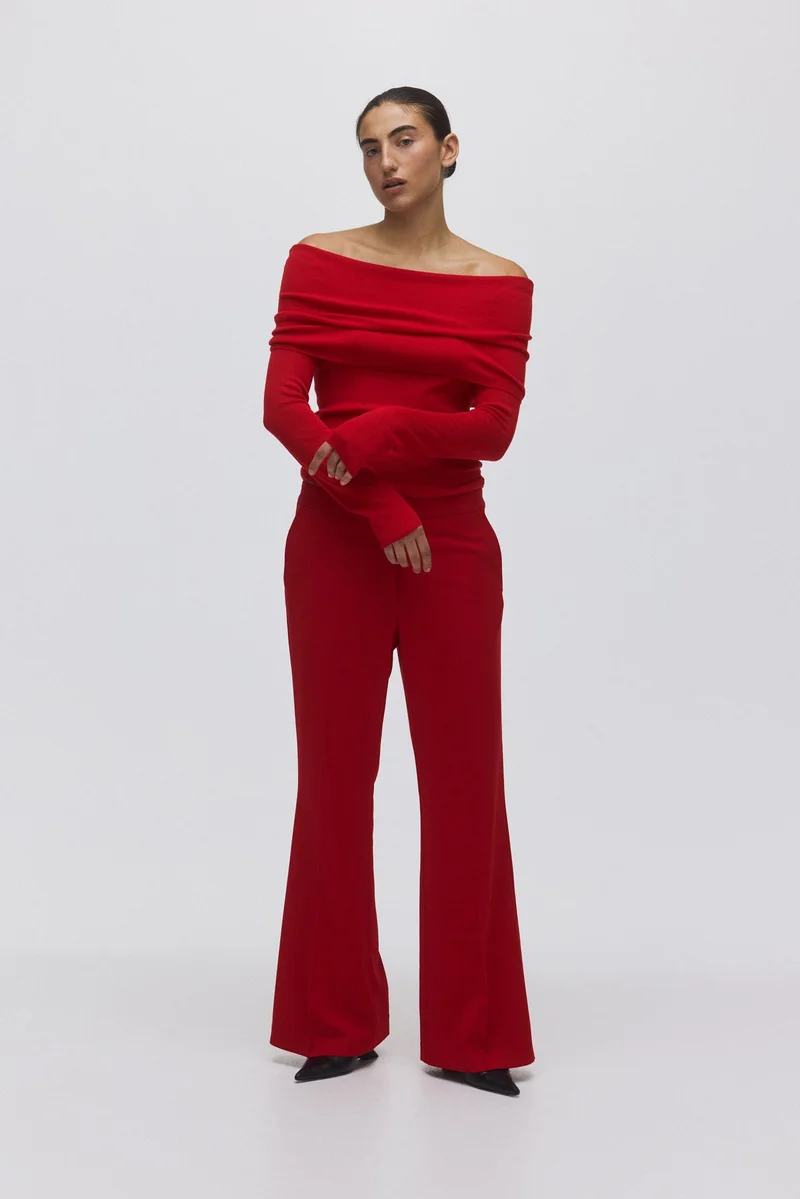 H&M Flared tailored trousers