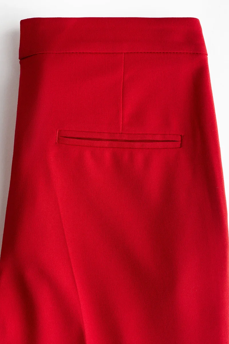 اتش اند ام بنطلون رسمي بحافة واسعة