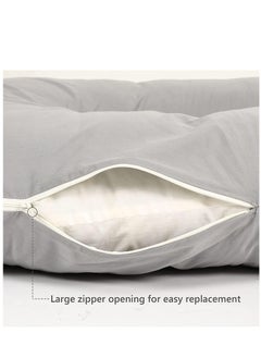 Sleep night U Shape Comfortable Pregnancy & Maternity Pillow By Mother Comfort, Silver  - Image 2