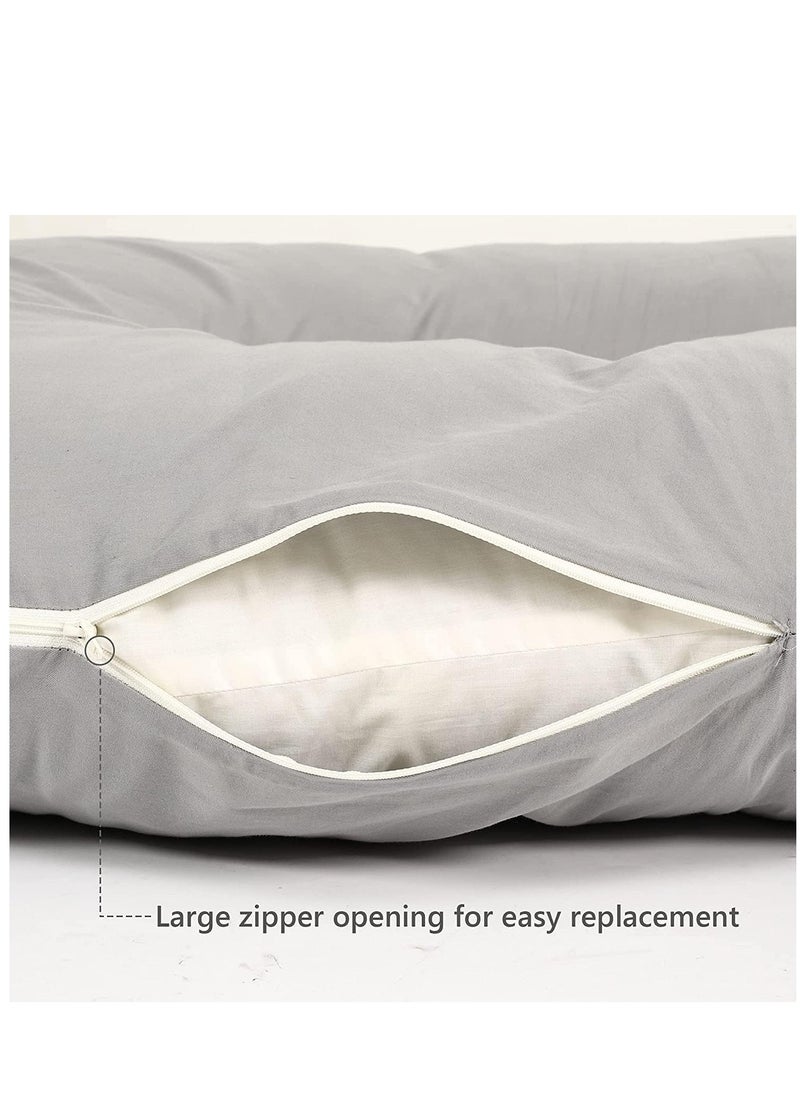 Sleep night U Shape Comfortable Pregnancy & Maternity Pillow By Mother Comfort, Silver  - Image 2