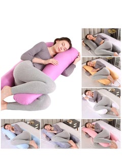 Sleep night U Shape Comfortable Pregnancy & Maternity Pillow By Mother Comfort, Silver  - Image 4