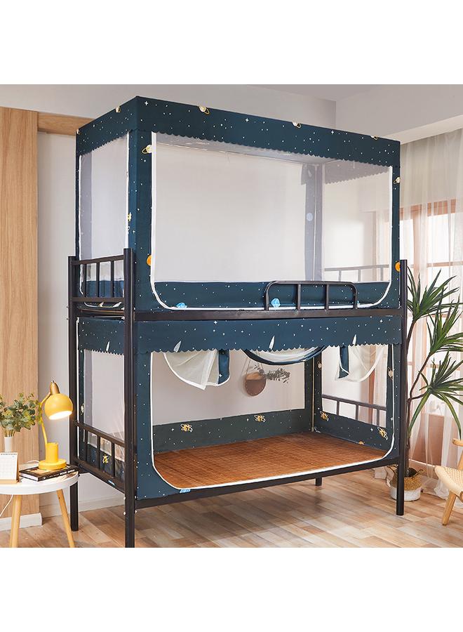 Bluejw Top And Bottom Bunk Of College Student Dormitory Single Iron Frame Bed Mosquito-proof And Dust-proof Top 90cm Bracket Seat Bed Zipper Bedroom Mosquito Net - Image 1