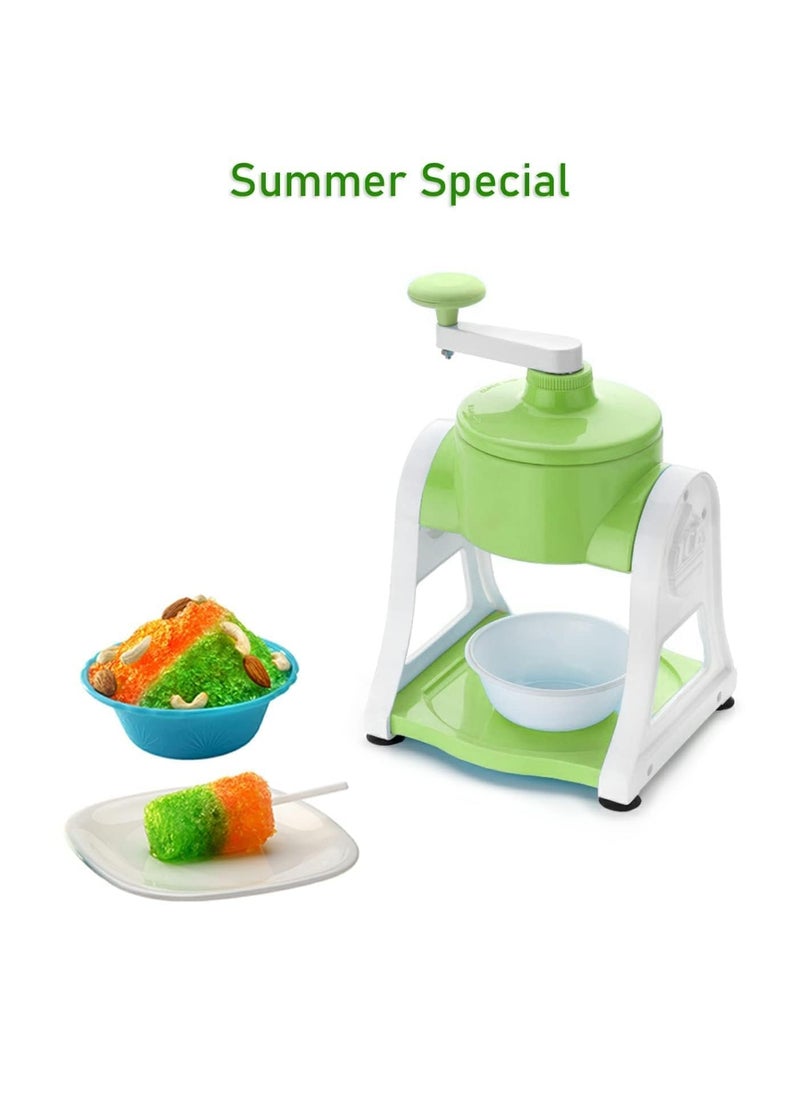 VINBULL VINBULL Ice Gola Slush Maker Ice Snow Maker Machine with 3 Bowl 1 Glass 6 Sticks and 1 Dish Multy Color 1  - Image 2