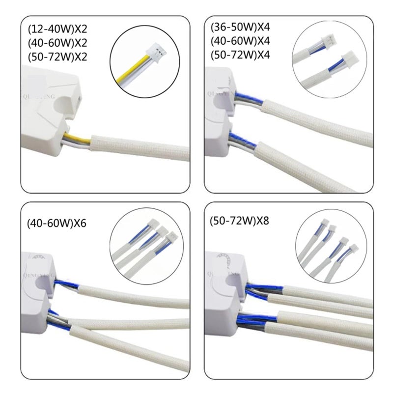 40 60Wx4 240mA Constant Current LED Driver With Remote Control AC220V Dimming - Image 4