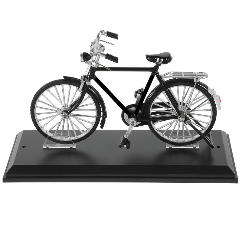 Miniature Bike Modeling Model Old-fashioned Bike Figurine Desktop Bike Adornment - Image 1
