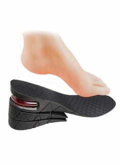 Height Increasing Shoe Insole, 7 cm Adjustable 3-Layer Orthotic Air Cushion Heel Insert Increase Insole for Men Women (1 Pair)