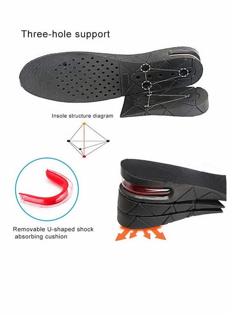 KASTWAVE - Height Increasing Shoe Insole, 7 cm Adjustable 3-Layer Orthotic Air Cushion Heel Insert Increase Insole for Men Women (1 Pair) - Image 1