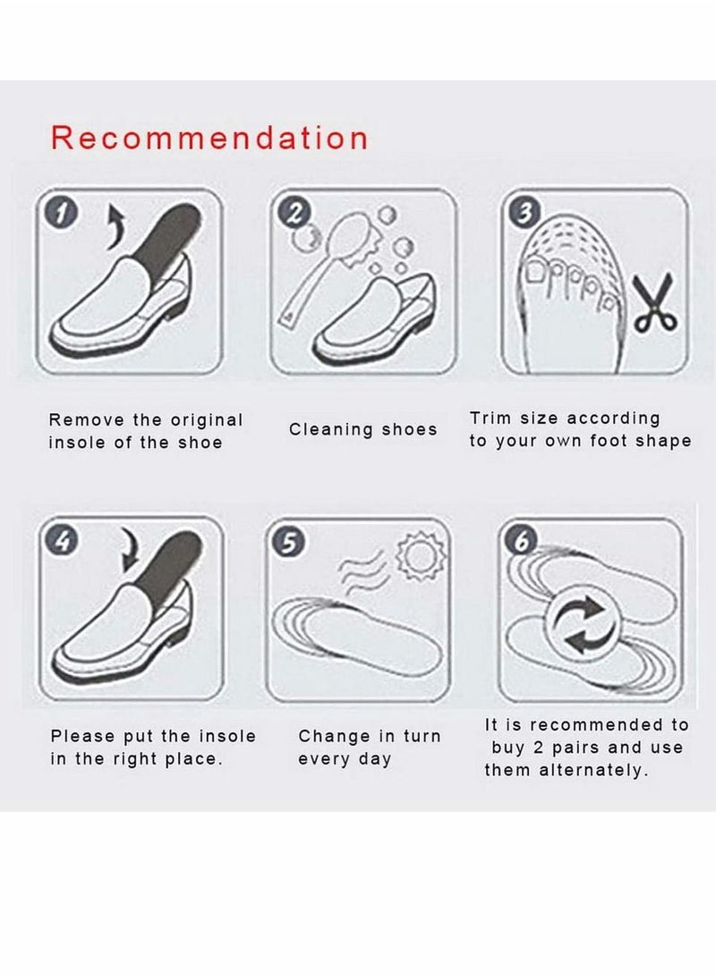 KASTWAVE - Height Increasing Shoe Insole, 7 cm Adjustable 3-Layer Orthotic Air Cushion Heel Insert Increase Insole for Men Women (1 Pair) - Image 1