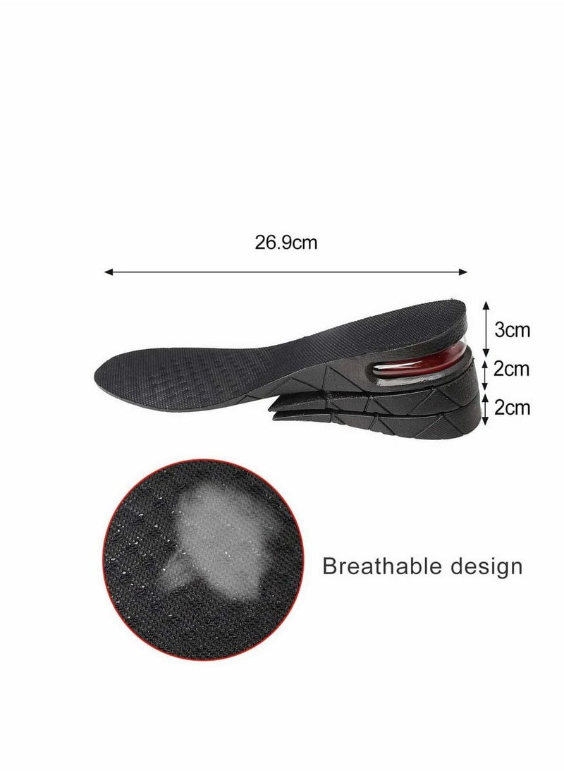 KASTWAVE - Height Increasing Shoe Insole, 7 cm Adjustable 3-Layer Orthotic Air Cushion Heel Insert Increase Insole for Men Women (1 Pair) - Image 1