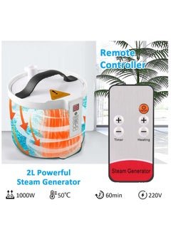 RATSAW Portable Steam Sauna Private Room Sauna Tent Personal Folding Home Spa with Timer Remote Control 2L Steam Pot Carrying Bag for Detox Relaxation  - Image 3