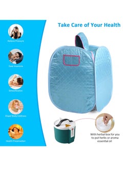 RATSAW Portable Steam Sauna Private Room Sauna Tent Personal Folding Home Spa with Timer Remote Control 2L Steam Pot Carrying Bag for Detox Relaxation  - Image 2