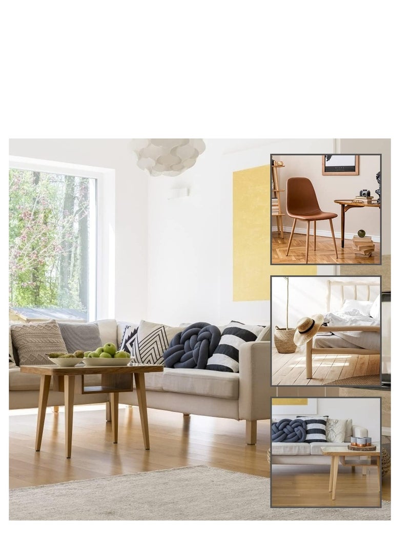 Felt Pad Furniture Pad DIY Furniture Felt Pads Felt Strip Roll, Self Adhesive Floor Protector Pad including 100cm x 10cm*1 Set and 100cm x 2cm*2 Sets, Heavy Duty Felt Tape for Chair Table - Image 5