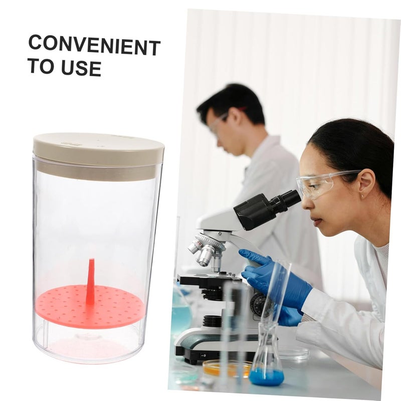 Insect Specimen Sample Bottles Laboratory Bottles Plastic Cap Vials for Lab Storage Educational Supply - Image 3