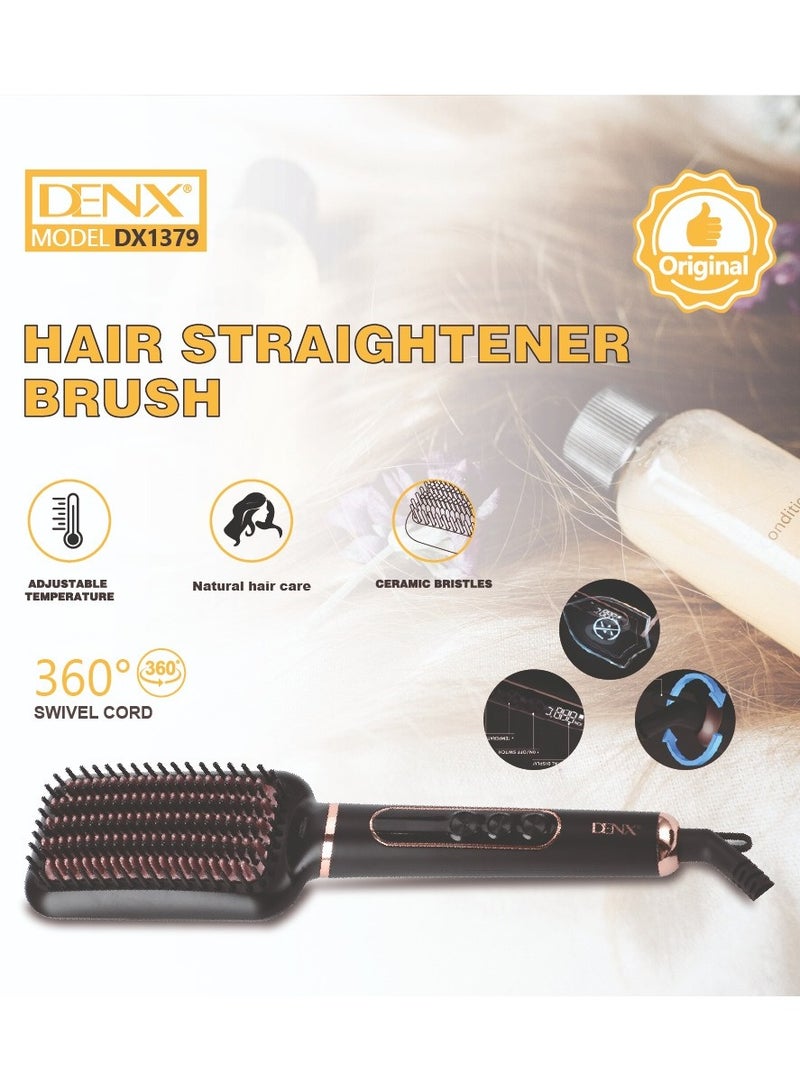 Denx Professional 2 in 1 Ceramic Hair Dryer Brush & Hair Styler - Image 3