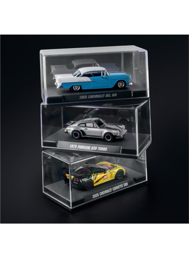 Majorette Collection 1955 Chevrolet Bel Air Diecast Model Car, 1:64 Scale Officially Licensed Classic Chevy with Metal Chassis, Rubber Tires, Display Case and Premium Collector Packaging - Image 4