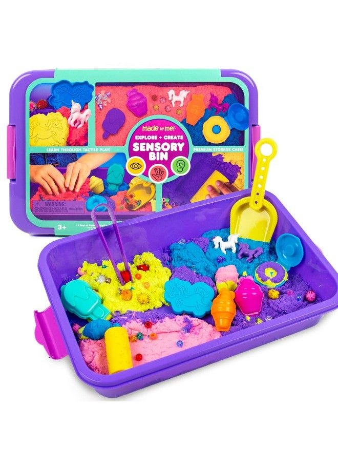 made by me Explore + Create Unicorn Sensory Bin Sensory Bins For Toddlers All In One Tactile Sensory Toys Learn Through Play Toys Unique Fine Motor Toys & Magical Sensory Experience  - Image 1