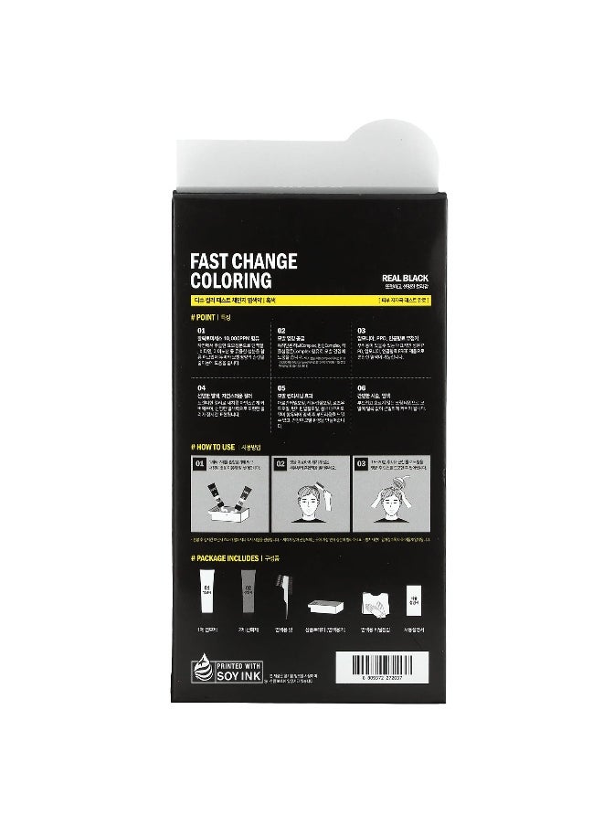 Dashu - Dashu, Fast Change Coloring, Real Black , 1 Application Kit - Image 1