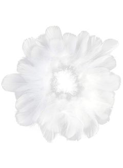 obmwang 100 Pieces 8-12Cm Natural Goose Feathers For Diy Craft Wedding Party Home Decorations, White  - Image 1